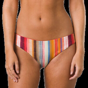 PrAna Size M Baja Stripe Gemma Hipster Reversible Swimsuit Bikini Bottoms N2-20